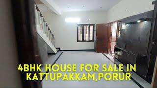 4BHK Independent House for sale in Kattupakkam Porur Contact Vivin Properties