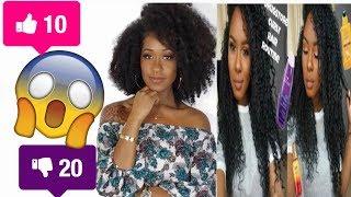 I TRIED FOLLOWING A GLAMTWINZ334 CURLY HAIR ROUTINE | MICHELLE JONES