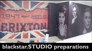 Steve Stachini blackstarSTUDIO Wall Wrap (part 1) David Bowie