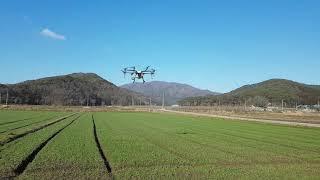 보리밭광주전남드론농약살포 DJI MG-1P