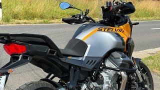 Moto Guzzi Stelvio ( curves test )raw