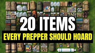 20 Items Every Prepper SHOULD HOARD!