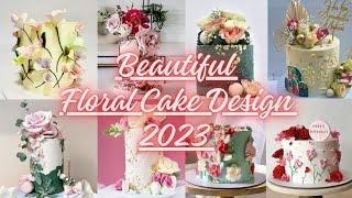 Floral Cake Decoration | Simple Cake Design | Floral Cake Design Ideas | Floral cake design