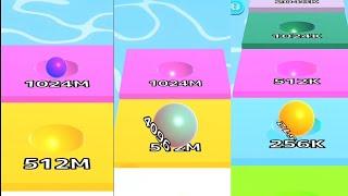 BALL RUN INFINITY, MAX LEVELS GAMEPLAY WALKTROUGH ANDROID IOS