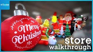 AT HOME 2024 Christmas Inflatable In-Store Walkthrough!