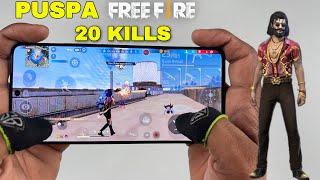 Free fire x Pushpa solo vs squad gameplay 20 kills