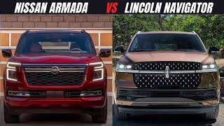 2025 Lincoln Navigator vs. 2025 Nissan Armada: Ultimate Full-Size SUV Showdown