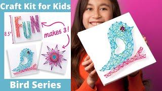 Craft-tastic DIY String Art – Craft Kit for Kids – Everything Included For 3 Fun Arts Toys #short