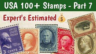 USA Stamps Worth Money - Part 7 | Quick Review Of 104 Most Expensive Stamps From America