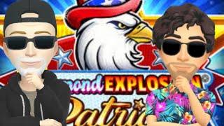 Happy Memorial Day! Diamond Explosion Patriot and some live dealer Baccarat!!