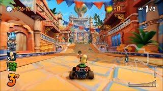 Crash Team Racing Nitro-Fueled - N. Brio Gameplay (PS4 HD) [1080p60FPS]