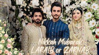 Nikkah ️ Laraib or Zarnab ka