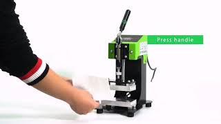 ECO Farm Dual Heat Press Manual Rosin Press 6 *12 CM Mini Rosin Press