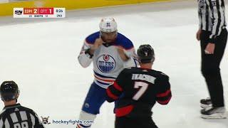 Evander Kane vs Brady Tkachuk Feb 11, 2023