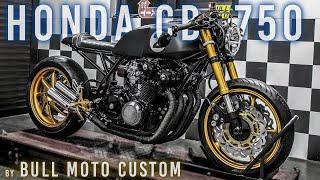 Honda CB 750 by Bull Moto custom – accelerating