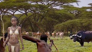 Amazing How Hadzabe Tribe Survive by Hunting in the Wild