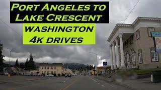 Port Angeles to Lake Crescent | Washington State 4k Drives