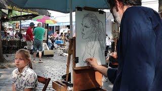 The artists of Place du Tertre, Montmartre, Paris