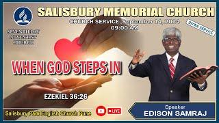 CHURCH SERVICE LIVE  ||  WHEN GOD STEPS IN - EZEKIEL 36:26  ||  SEPTEMBER 14, 2024