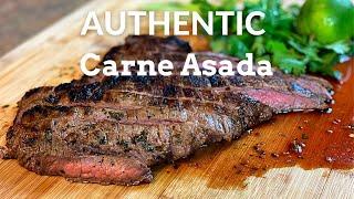 THE MOST AUTHENTIC CARNE ASADA - Cooked by AMATEUR AMERICAN COOK at home