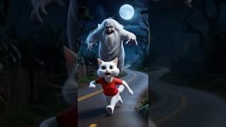Grandpa Ghostvs Cat #scary #horror #horrorstory #explore #cat #catshorts #catlife #aistory #fy