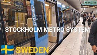 STOCKHOLM METRO | EFFICIENT TRANSPORT SYSTEM!!! You don't have to buy a car in SWEDEN!!!