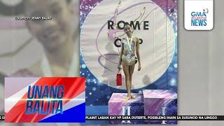 PHL gymnast Kyla Mendoza, panalo ng silver at bronze medal sa Rome Cup... | Unang Balita