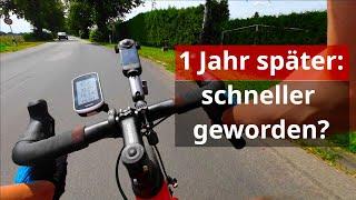 1 Jahr später: wie schnell bin ich jetzt auf dem Rennrad? (12 km Kurzstrecke)