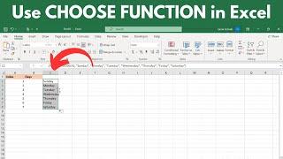 How to use Choose Function in Excel (Quick & Simple)