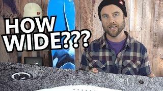 How Wide Should Your Snowboard Be?