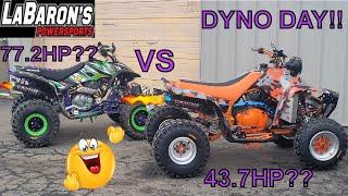 Yamaha Warrior 350 & Honda Trx400ex Build DYNO DAY!! ALL THE POWA!!