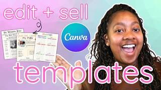 How To Edit PLR Canva Templates To Sell On Etsy (Beginner-Friendly!)