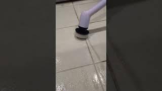 Best tile and grout cleaner ! electric spin scrubber brush ! #viral #trend #trending