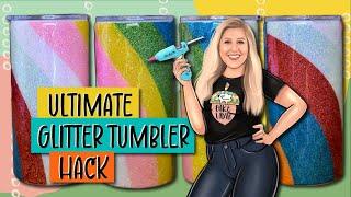 The Ultimate Glitter Tumbler Craft HACK - New Craft Product Review!