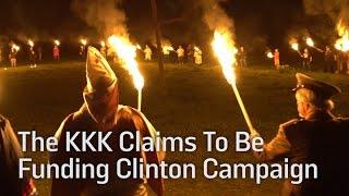 KKK Claims $20K In Clinton Donations