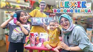 BELI SEMUA YANG DIPEGANG ADIK BAYI LEXIE  LEIKA BORONG SEMUA MAINAN DI TOKO & ALFAMART SAMPE HABIS