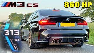 860HP BMW M3 CS // 0-100 100-200 200-300 1/4 MILE DRIFT & SOUND!!