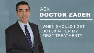 Ask Dr. Zadeh Show 'When To Get A Follow Up Botox"