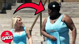 Bridesmaids Get Into A Brawl During Photoshoot | Just For Laughs Gags