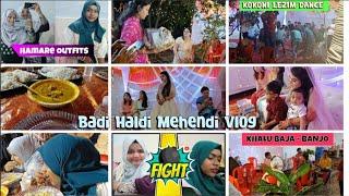 Badi Haldi Mahendi me Fiza aur Shaiz ki huwi fight | Dekiye Kokoni Lezim Dance and Khala Baja banjo