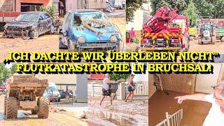 ,,ICH DACHTE WIR ÜBERLEBEN DAS NICHT" +++ FLUTKATASTROPHE REGION BRUCHSAL | TAUSEND EINSATZKRÄFTE