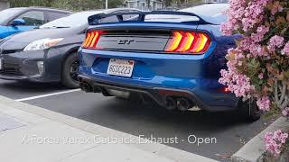 2018+ Mustang GT X-Force Varex Cat-Back Exhaust