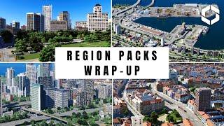 Region Packs Wrap-Up: From 3 Modded & Detailed City | Cities: Skylines 2 - Cinematic Video