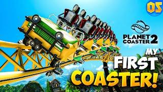 I Built My FIRST ROLLER COASTER in Planet Coaster 2! (#5)