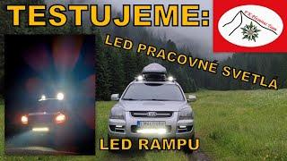 TESTUJEME  pracovné svetlá a led rampu