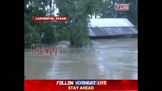 Assam: Massive Floods Submerge Several Villages In Lakhimpur After NEEPCO Releases Dam Water