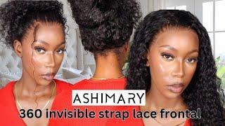 Invisi Strap Snug Fit 360 Lace wig Install And Style | Ashimary & ZiyandaM TheReviewer