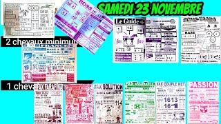 Analyse des journaux de samedi 23 novembre 2024