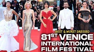 TOP 10 BEST & WORST DRESSED AT THE VENICE FILM FESTIVAL 2024! (Day 1)