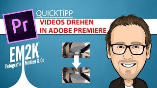 Quicktipp: Video drehen in Adobe Premiere CC | Tutorial Deutsch